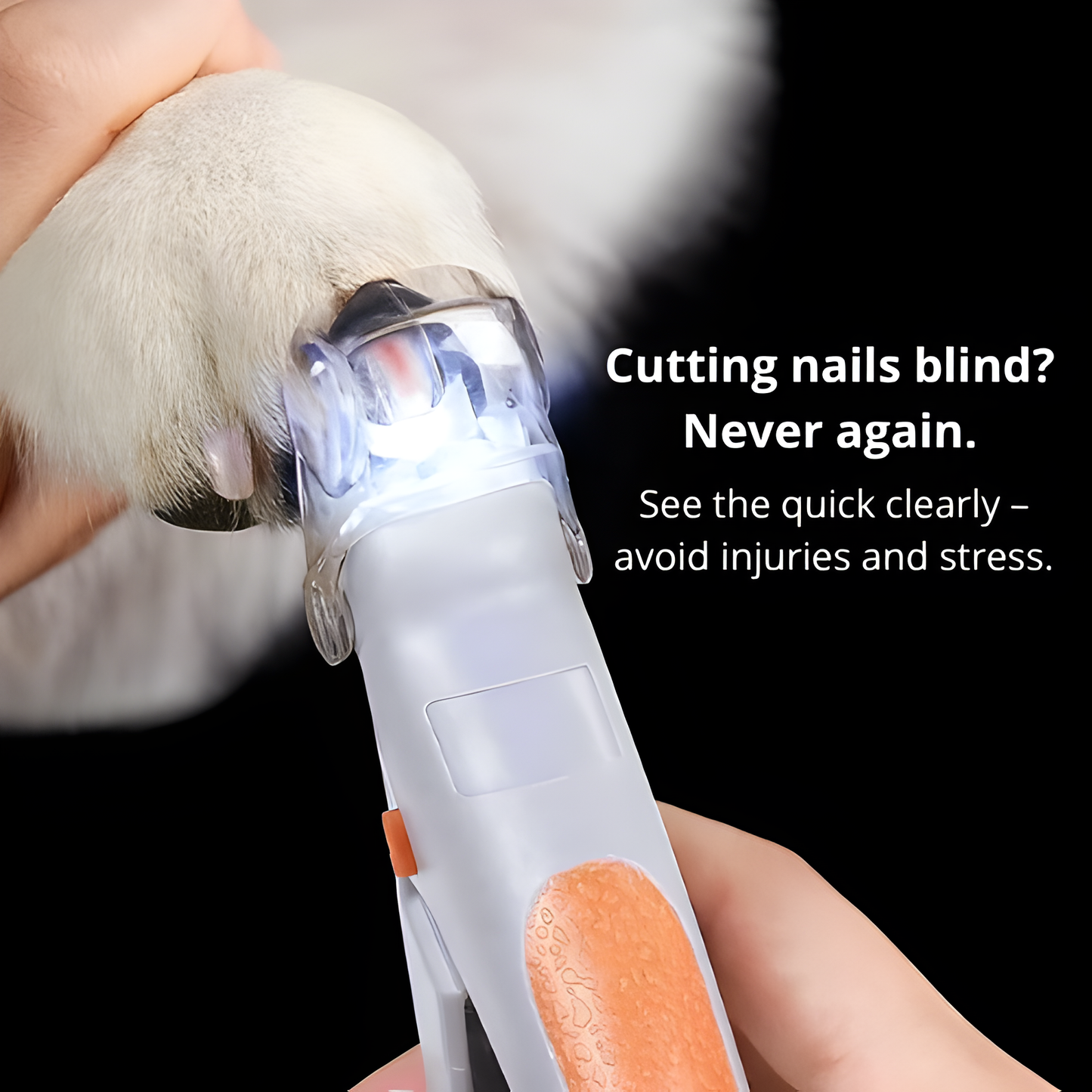 SafeClip – Trim your dog’s claws without risk or stress